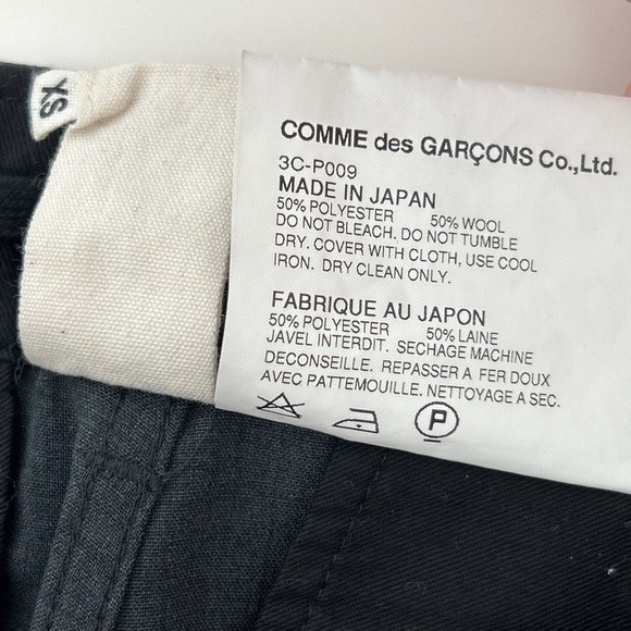 Vintage Winter 2009 Tao Comme Des Garcons Cargo Utility Pants Grey XS - Picture 12 of 12